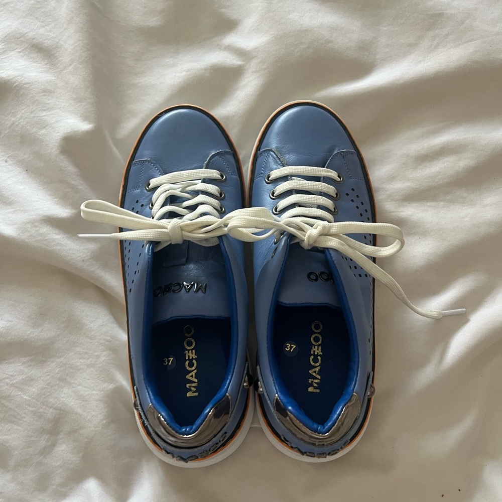 Mageoo Women's Blue Loafers